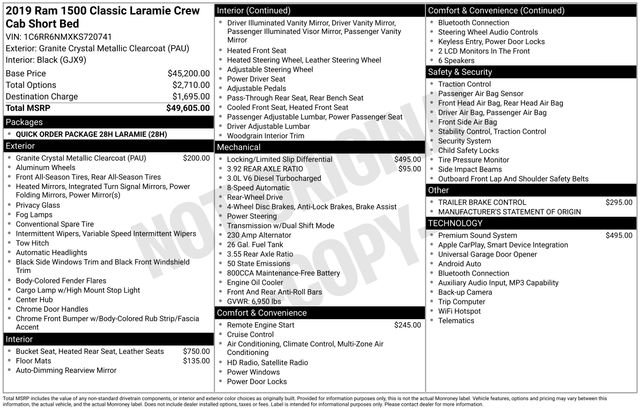 Used 2019 RAM 1500 Laramie RWD image 15