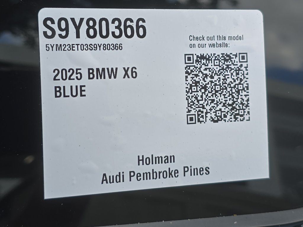 Certified 2025 BMW X6 M Competition w/ Executive Package AWD/4WD image 34