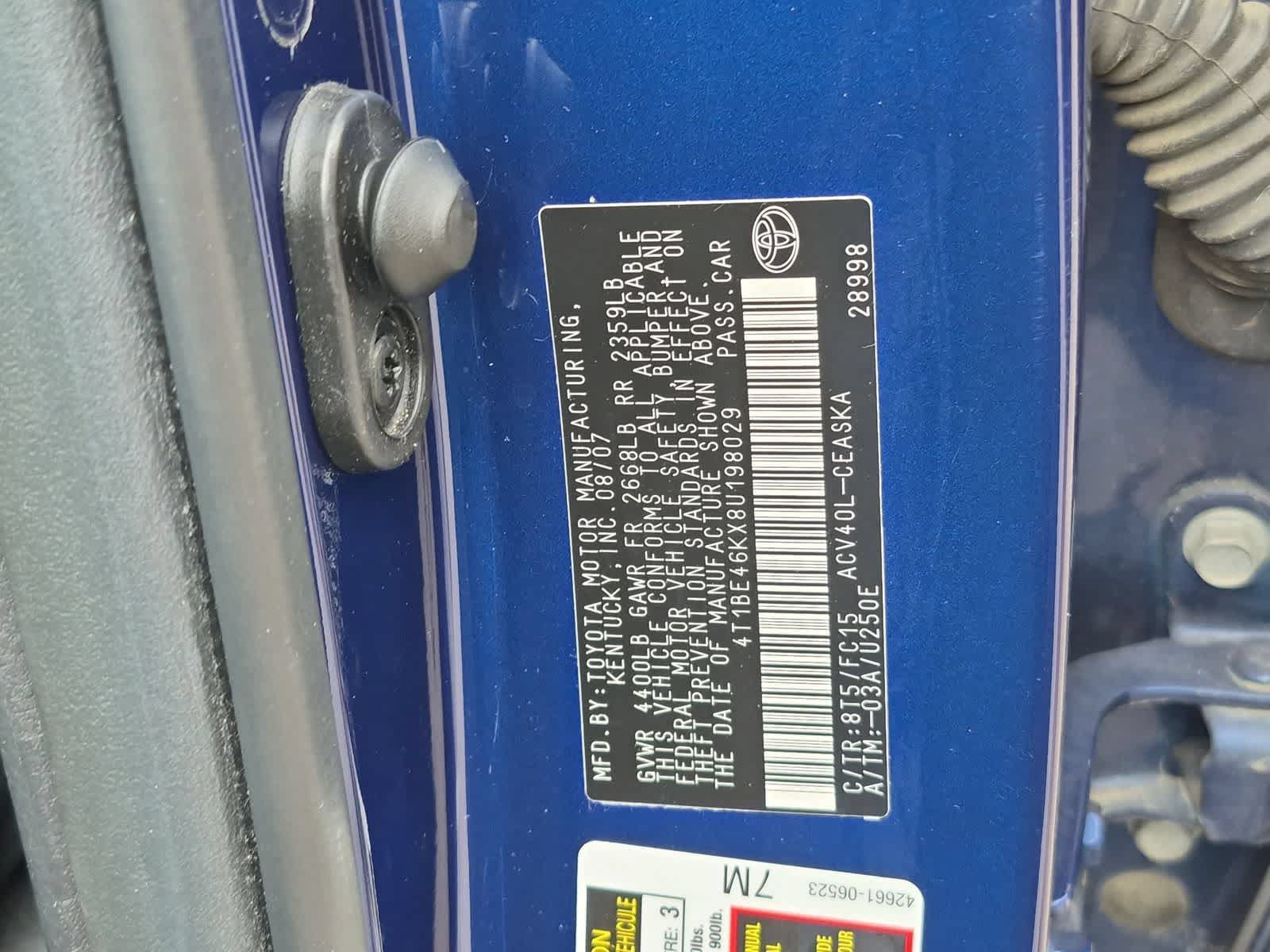 Used 2008 Toyota Camry FWD image 37