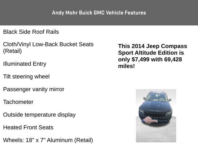 Used 2014 Jeep Compass Sport w/ Power Value Group FWD image 15