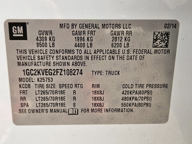 Used 2015 Chevrolet Silverado 2500 LT w/ LT Convenience Package image 26