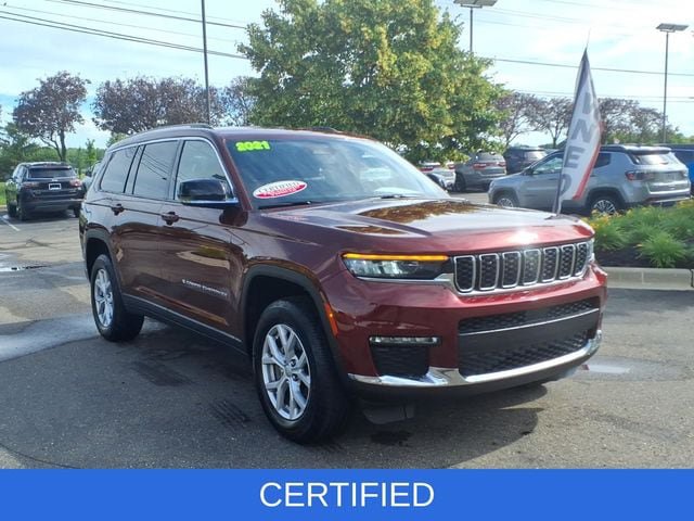 Certified 2021 Jeep Grand Cherokee L Limited AWD/4WD image 3
