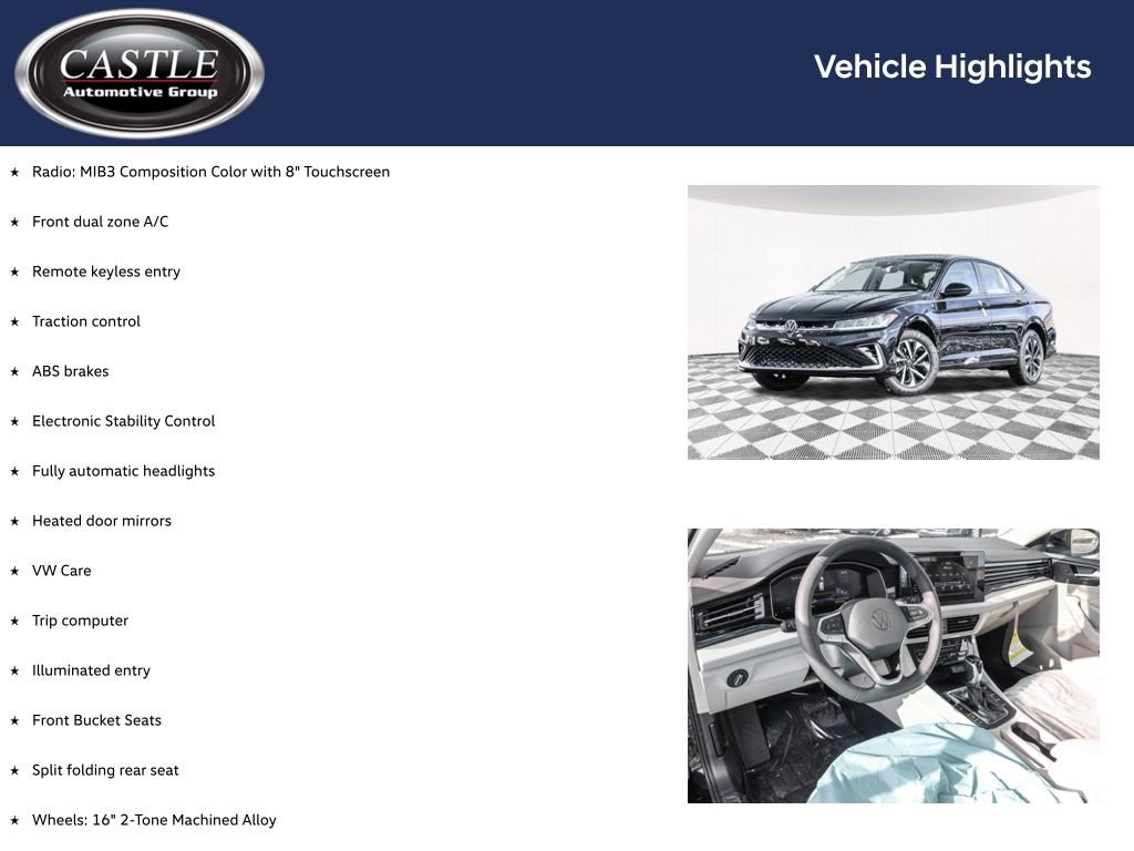 New 2026 Volkswagen Jetta S image 3