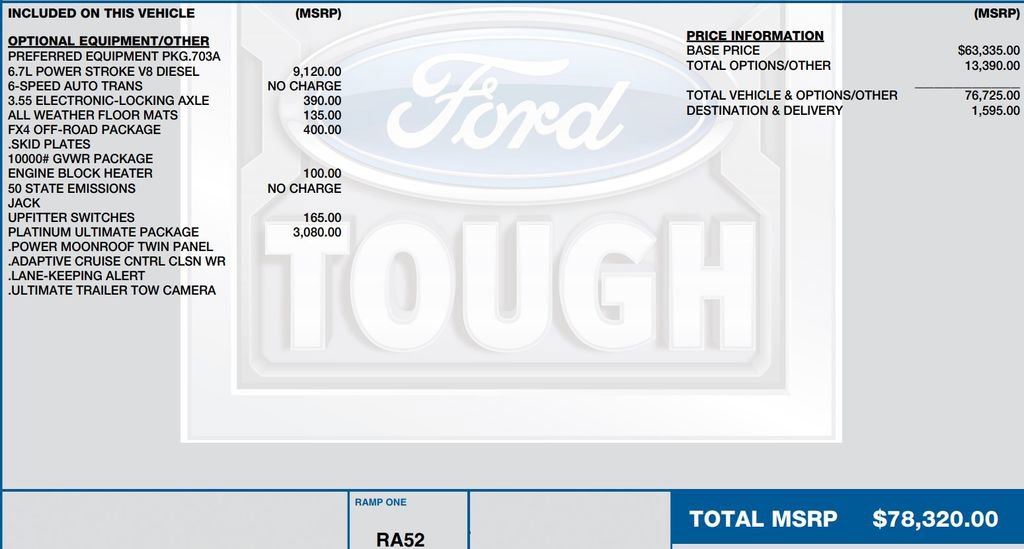 Used 2019 Ford F250 Platinum w/ Platinum Ultimate Package AWD/4WD image 23