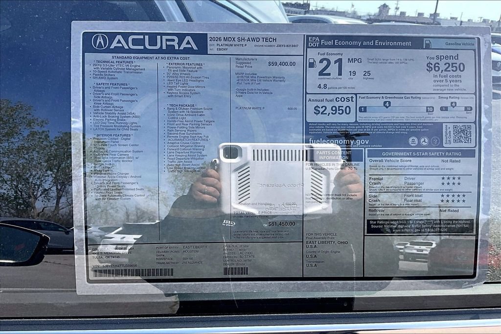 New 2026 Acura MDX w/ Technology Package AWD/4WD image 40