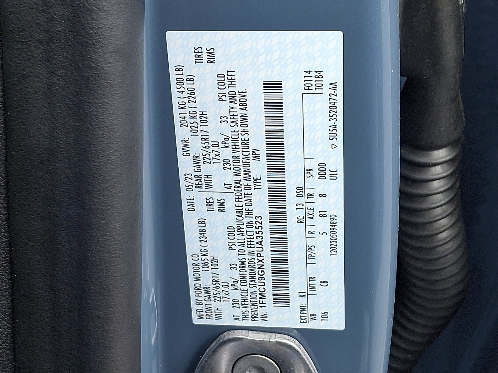 Certified 2023 Ford Escape Active w/ Tech Pack #1 image 27