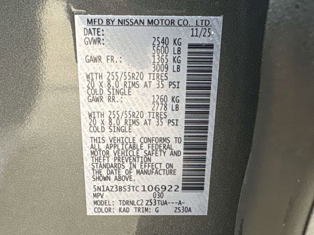 New 2026 Nissan Murano SV AWD/4WD image 21