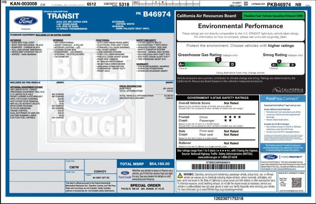 Used 2023 Ford Transit 250 Medium Roof AWD image 3