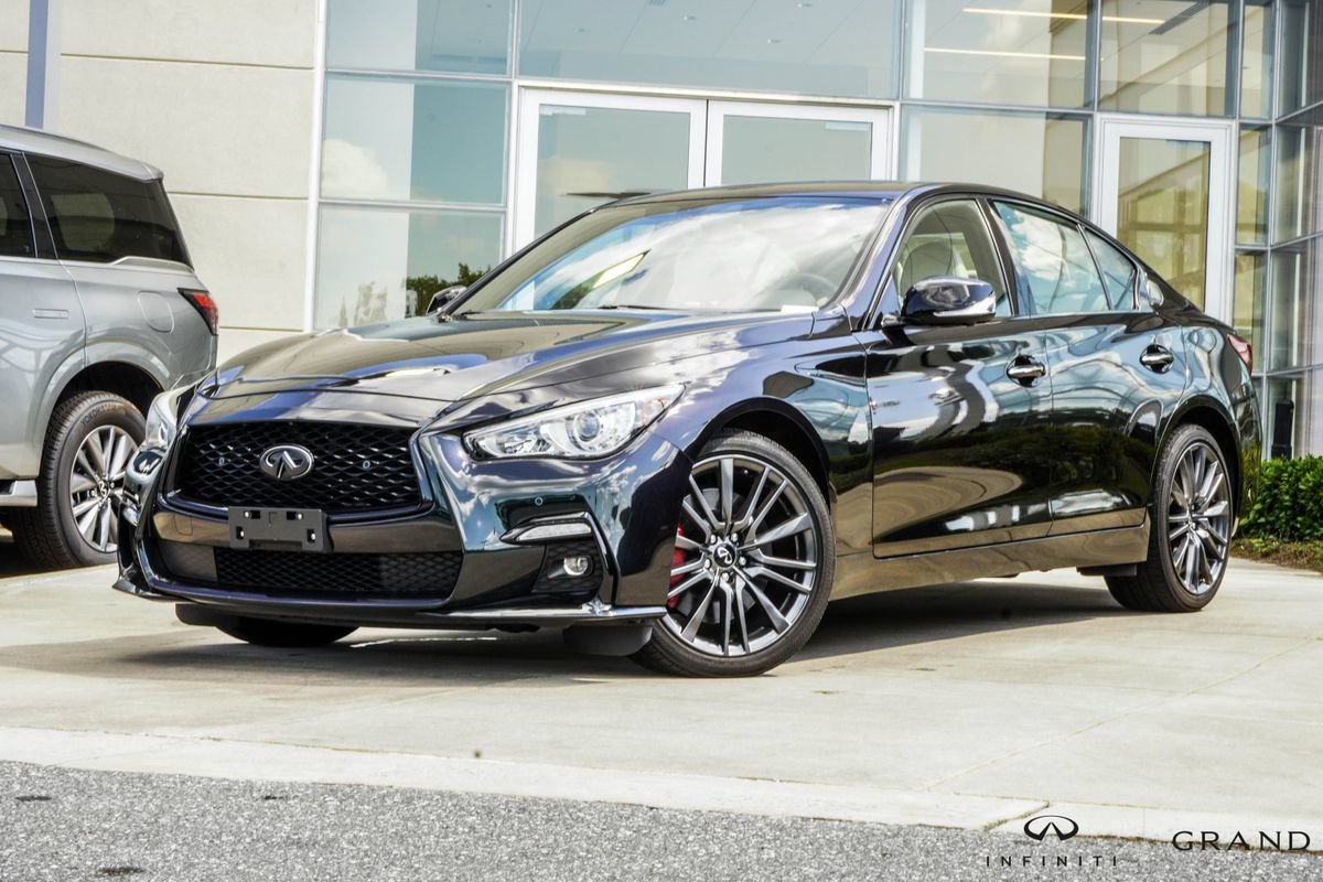 Used 2023 INFINITI Q50 Red Sport 400 w/ Black Opal Edition