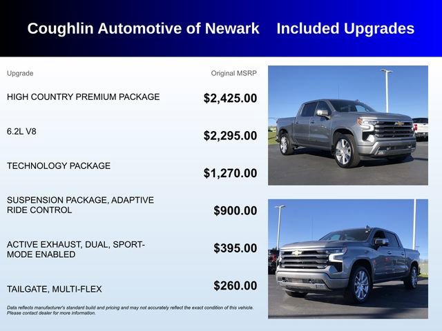 Used 2024 Chevrolet Silverado 1500 High Country w/ High Country Premium Package image 3