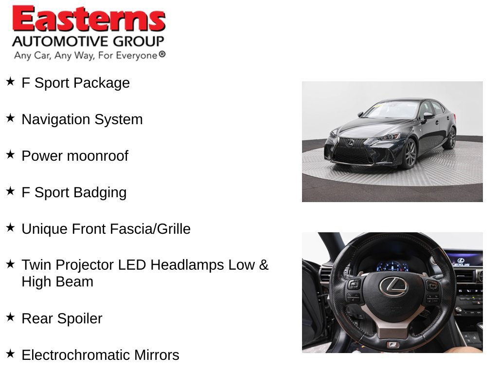 Used 2017 Lexus IS 300 F Sport w/ F Sport Package AWD/4WD image 12