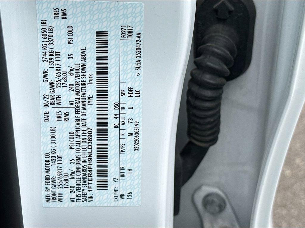 Certified 2022 Ford Ranger XLT w/ Equipment Group 301A Mid image 23