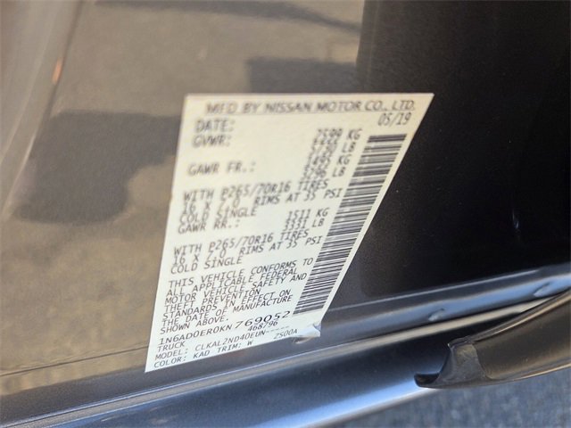 Used 2019 Nissan Frontier SV image 17