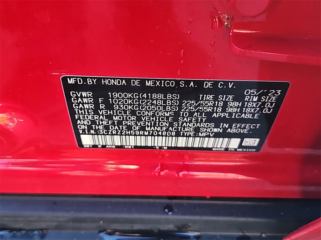 Certified 2024 Honda HR-V Sport image 13