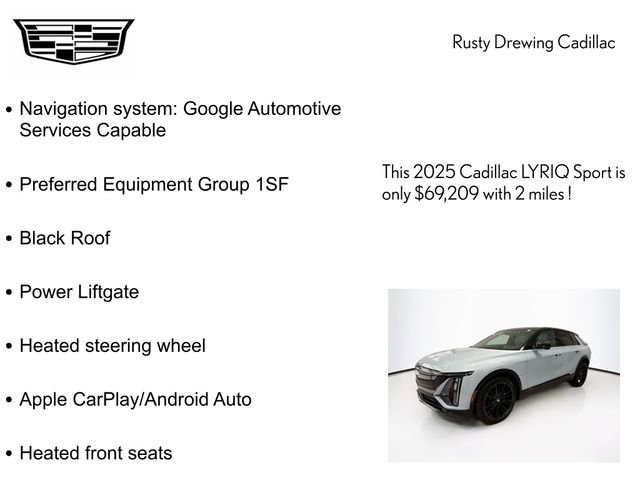 New 2025 Cadillac Lyriq Sport image 4