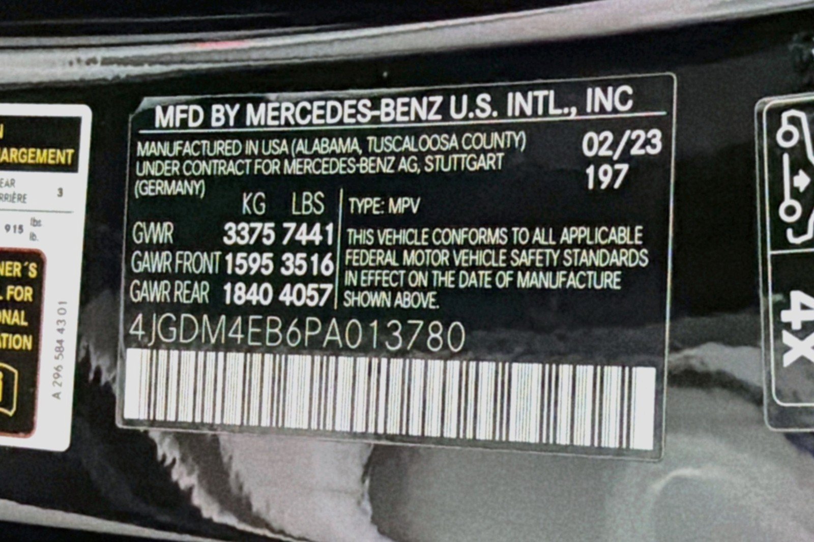 Certified 2023 Mercedes-Benz EQS 580 4MATIC SUV image 27