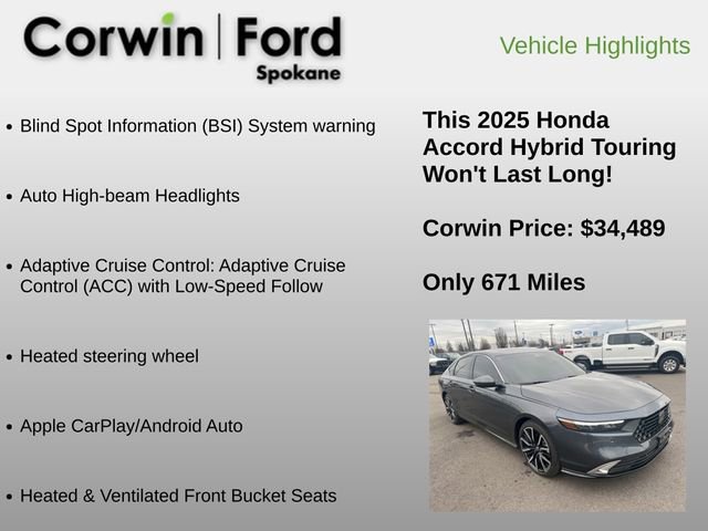 Used 2025 Honda Accord Touring image 12