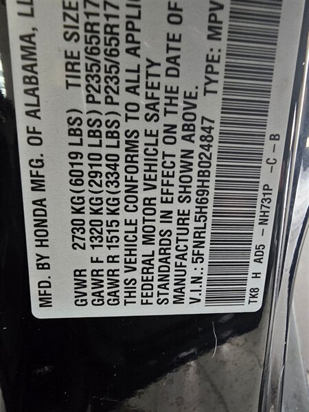 Used 2017 Honda Odyssey EX-L image 32