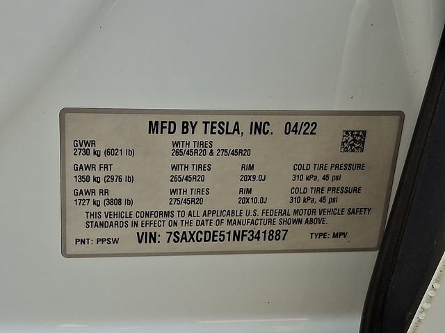 Used 2022 Tesla Model X image 30
