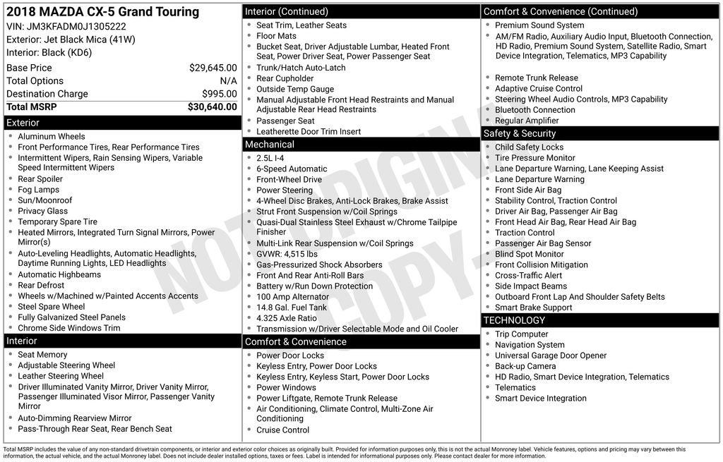 Used 2018 MAZDA CX-5 Grand Touring image 25