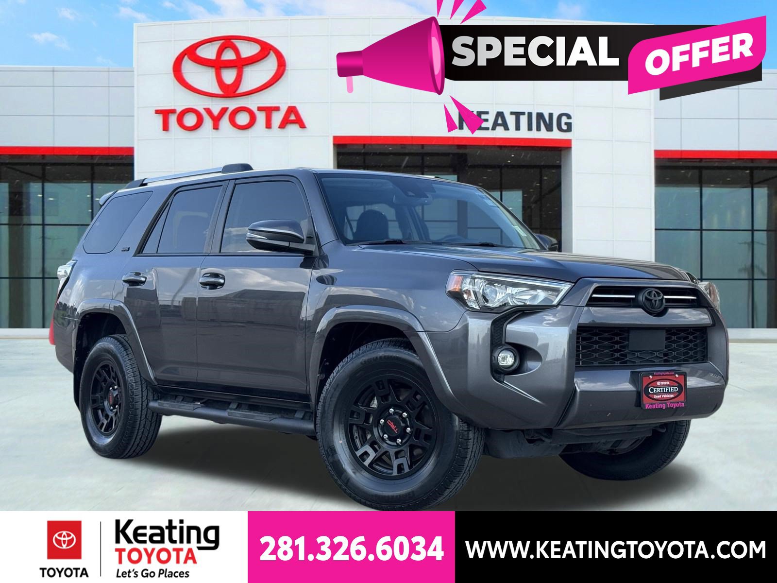Certified 2023 Toyota 4Runner SR5 Premium w/ Moonroof Package RWD 360° Tour