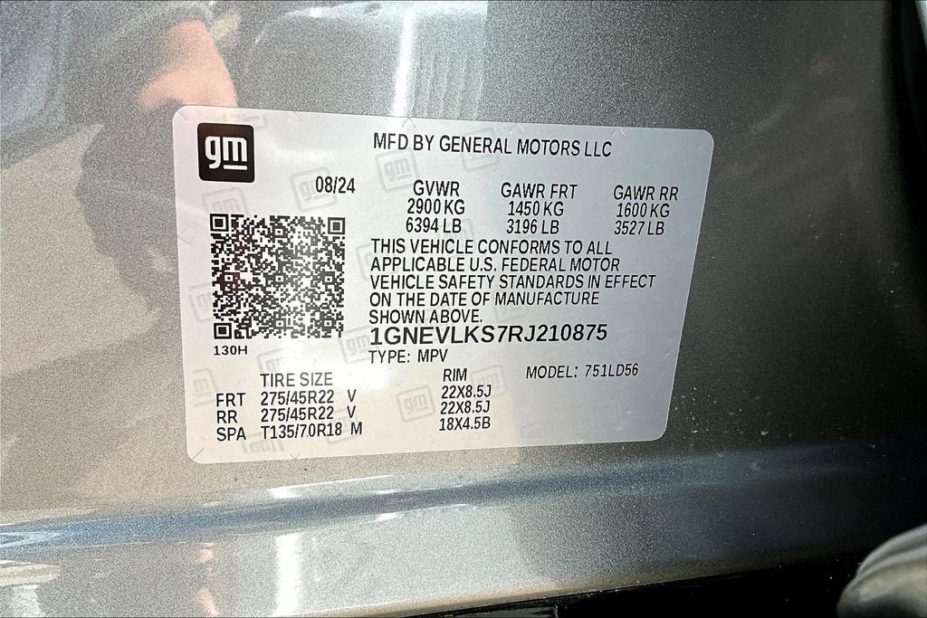 Used 2024 Chevrolet Traverse RS w/ LPO, Floor Liner Package image 36