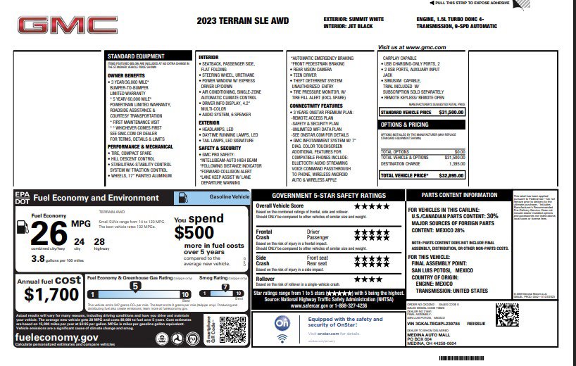 Used 2023 GMC Terrain SLE image 4