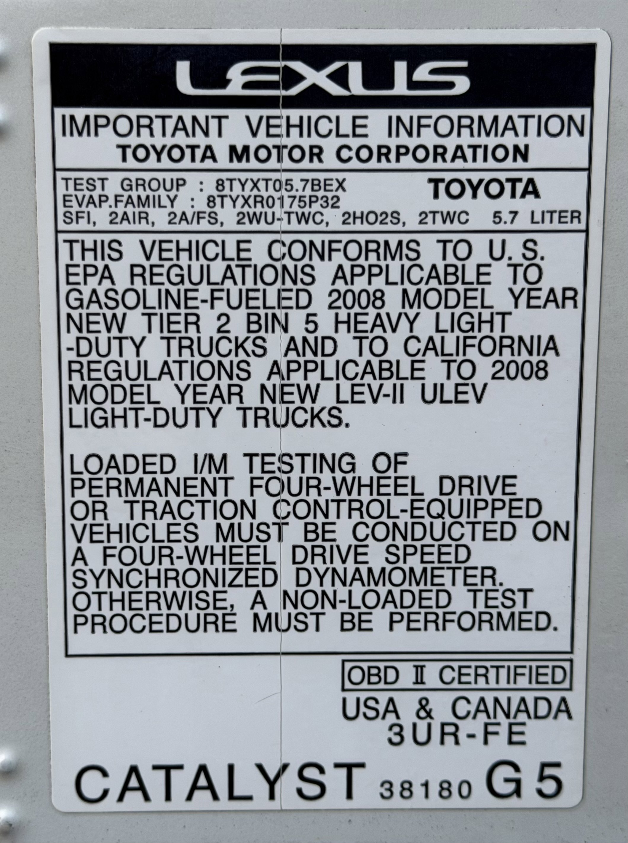 Used 2008 Lexus LX 570 4WD image 47