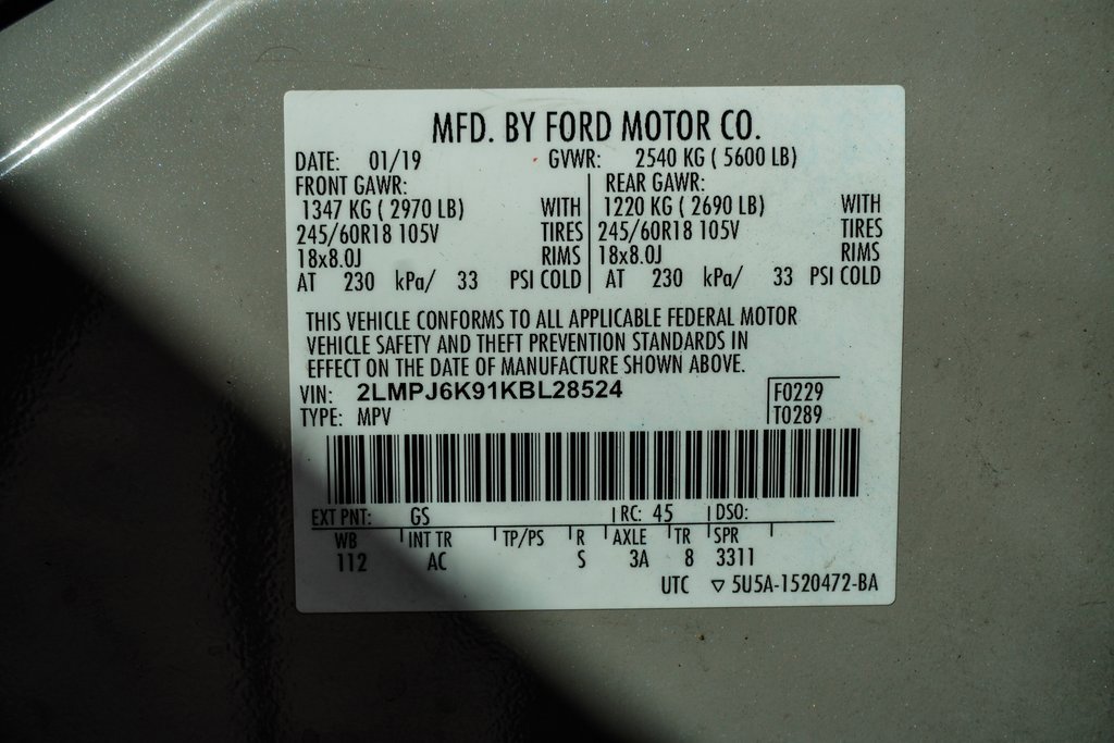 Used 2019 Lincoln Nautilus Select image 45