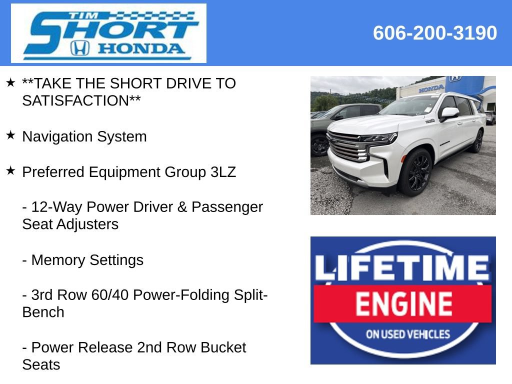 Used 2024 Chevrolet Suburban High Country w/ Advanced Technology Package AWD/4WD image 5