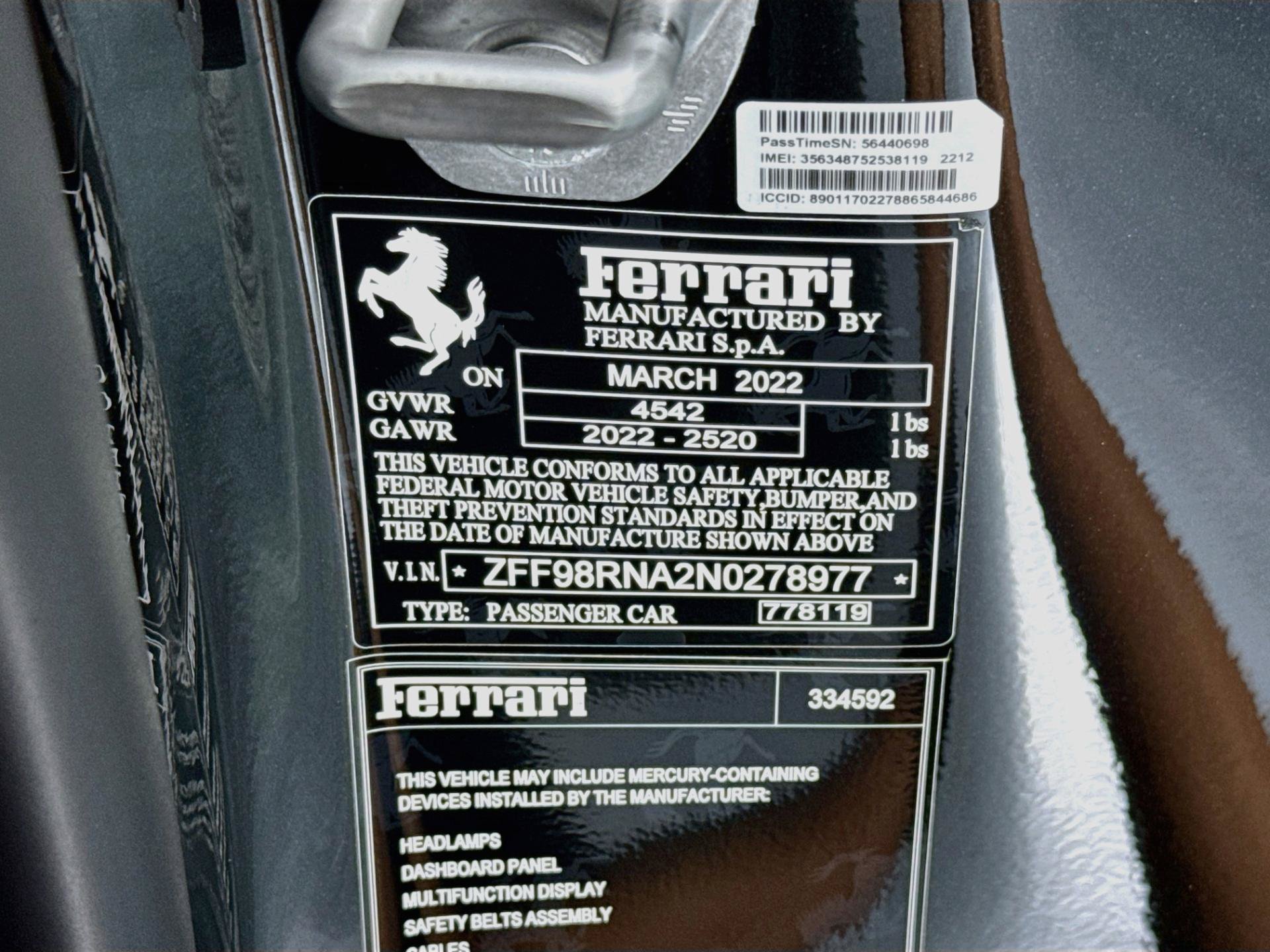 Used 2022 Ferrari Roma RWD image 33