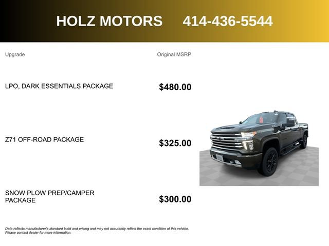 Certified 2022 Chevrolet Silverado 2500 High Country w/ LPO, Dark Essentials Package image 5