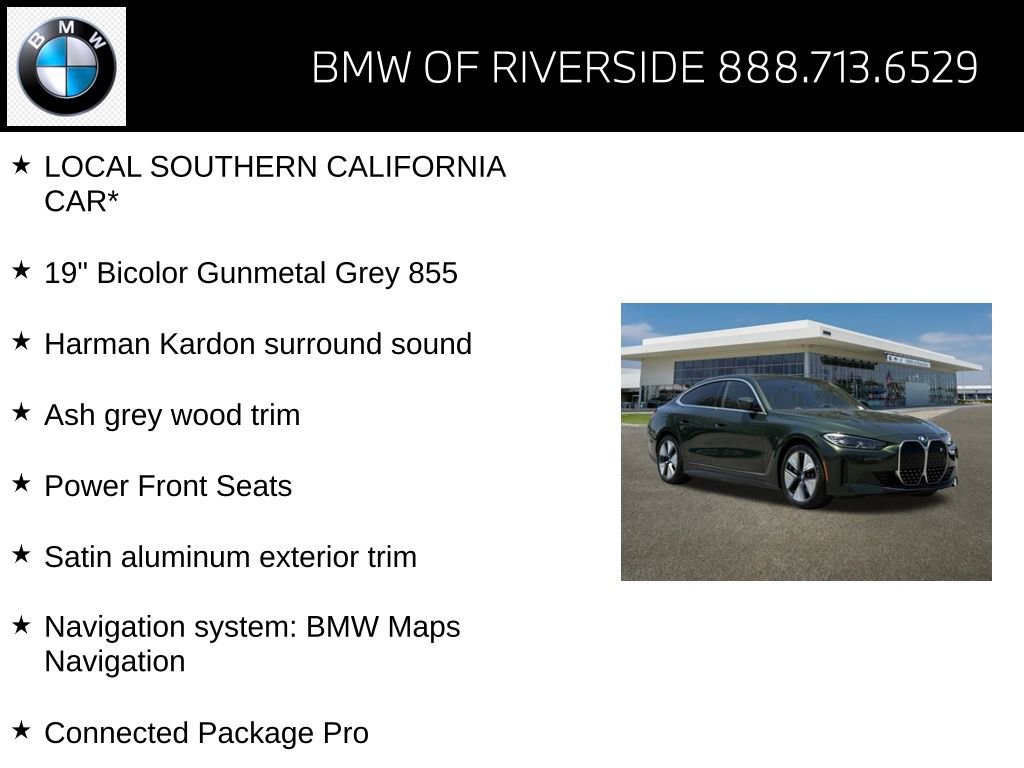Certified 2023 BMW i4 eDrive35 w/ Premium Package RWD image 15