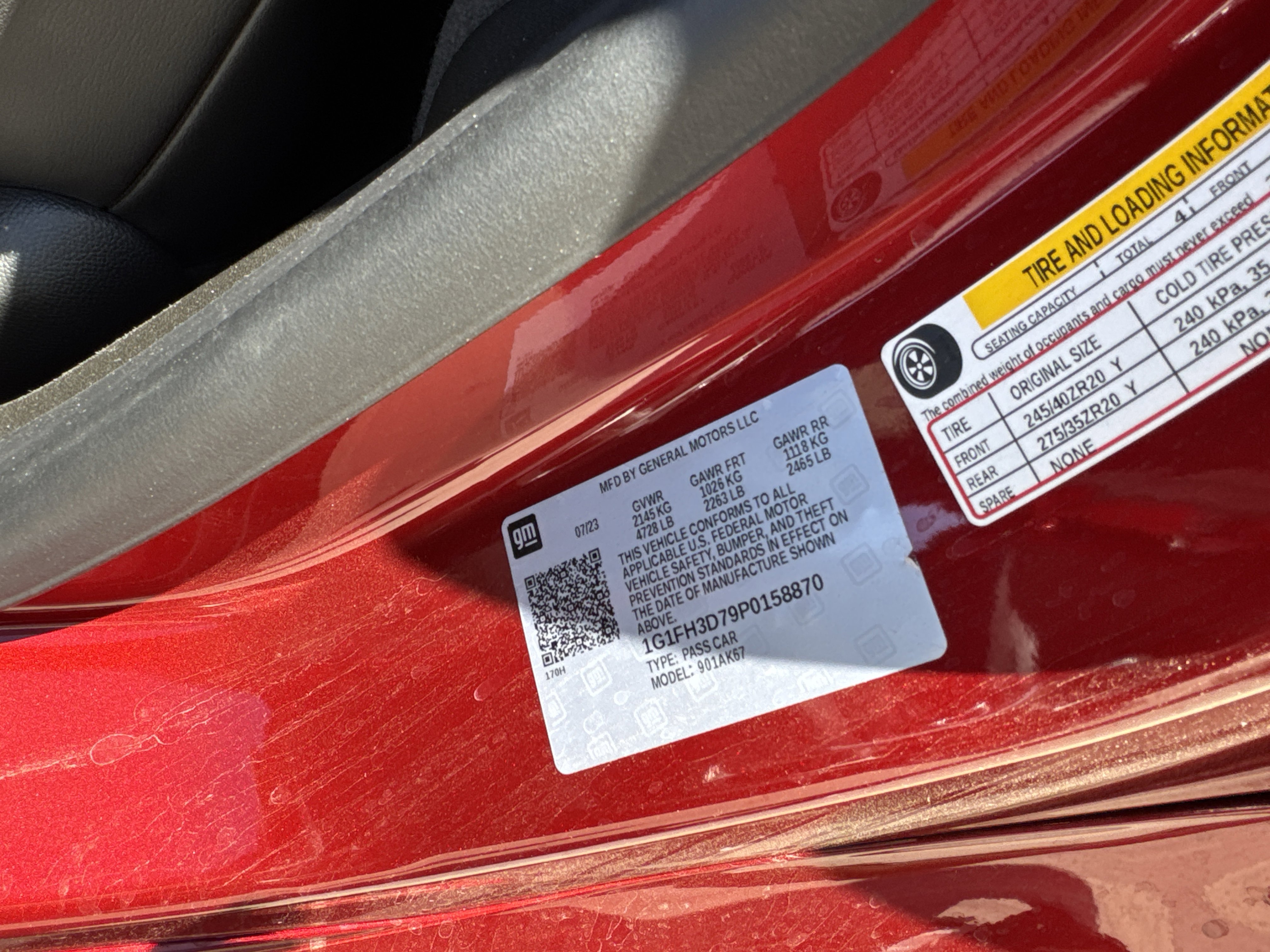 Used 2023 Chevrolet Camaro SS RWD image 35