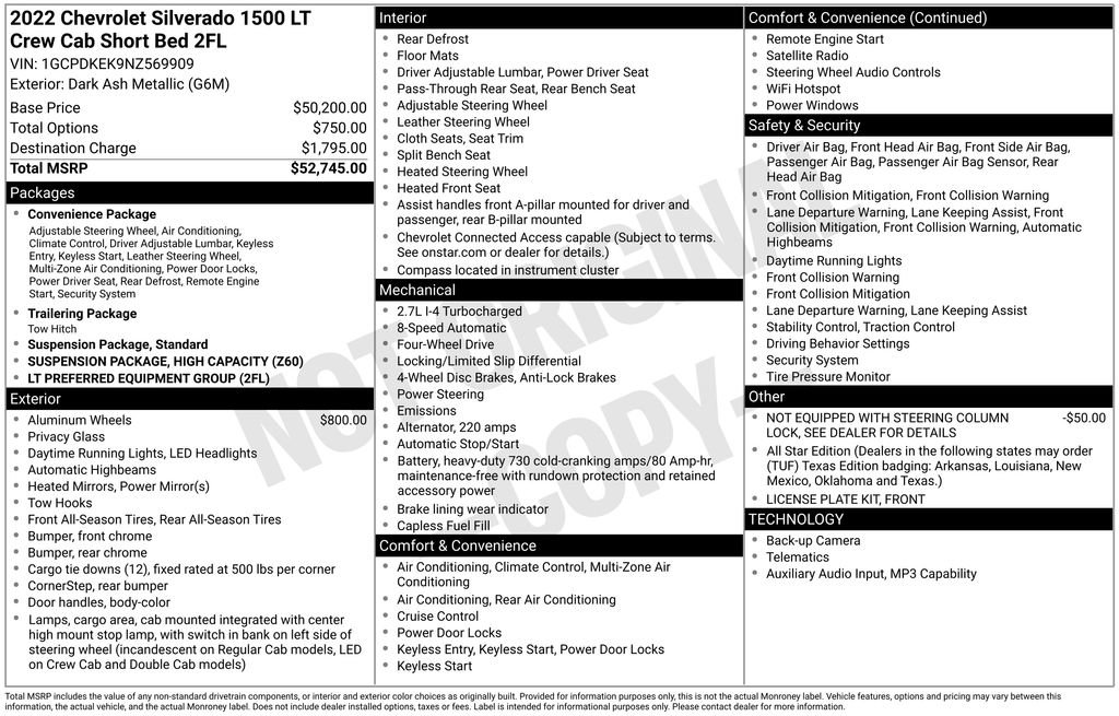 Used 2022 Chevrolet Silverado 1500 LT AWD/4WD image 7