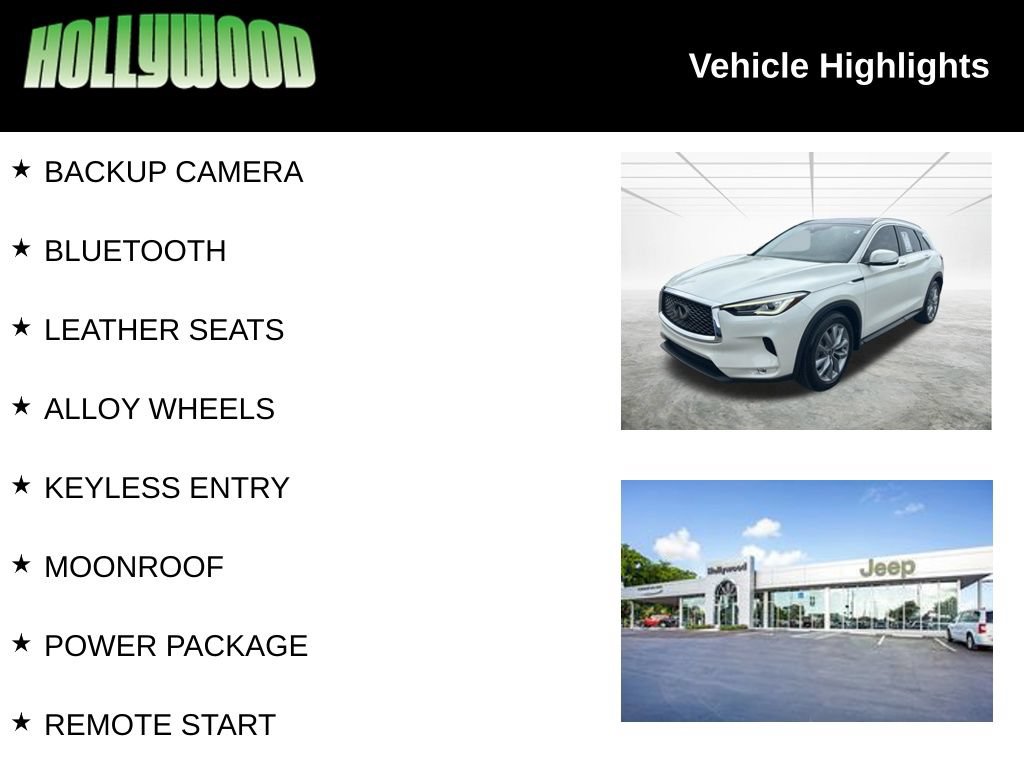 Used 2021 INFINITI QX50 Luxe FWD image 3