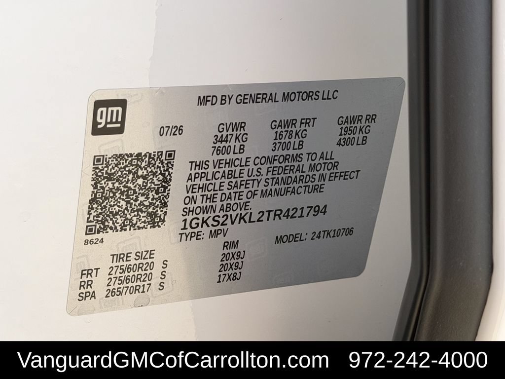 New 2026 GMC Yukon AT4 Ultimate w/ LPO, Floor Liner Package AWD/4WD image 27