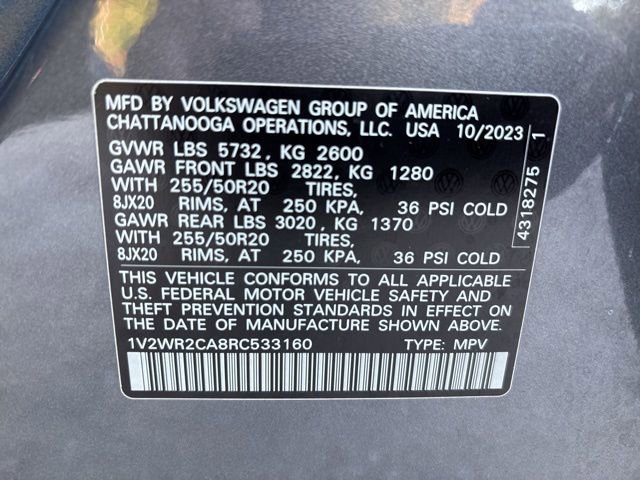 Used 2024 Volkswagen Atlas SE image 21