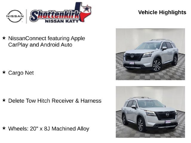 Used 2024 Nissan Pathfinder Platinum w/ Cargo Package FWD image 19