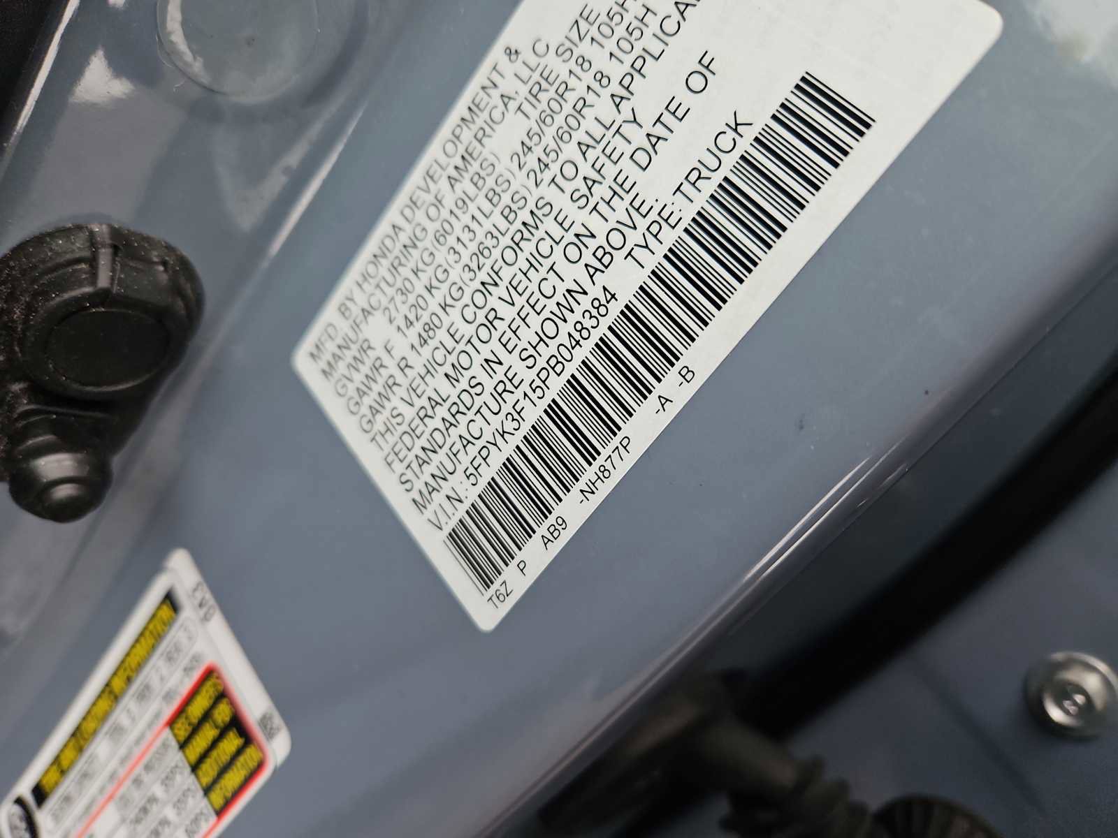 Certified 2023 Honda Ridgeline Sport image 14