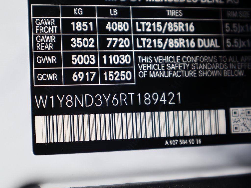 Used 2024 Mercedes-Benz Sprinter 3500 image 37