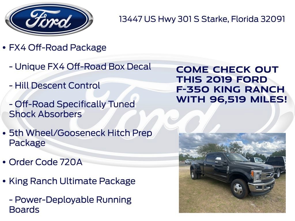 Used 2019 Ford F350 King Ranch w/ King Ranch Ultimate Package AWD/4WD image 6