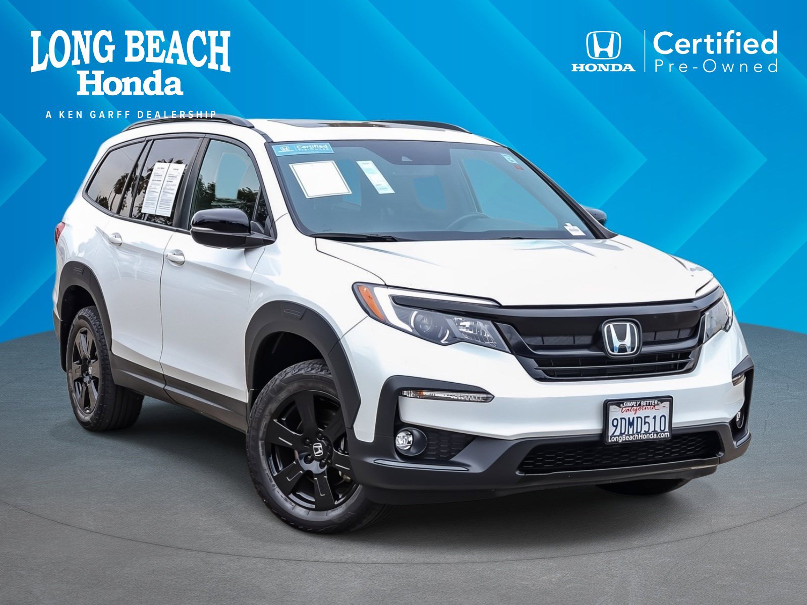 Certified 2022 Honda Pilot TrailSport