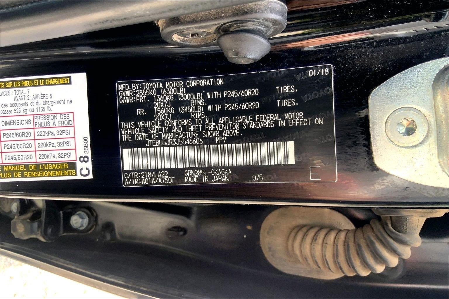 Used 2018 Toyota 4Runner Limited AWD/4WD image 33