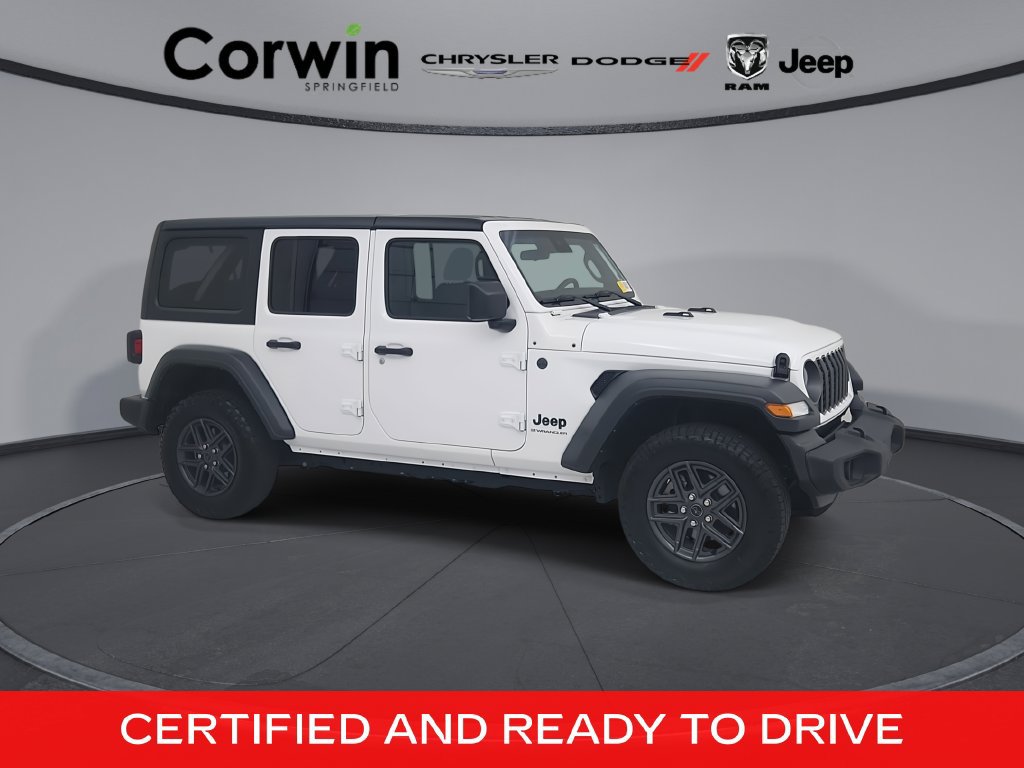 Certified 2024 Jeep Wrangler Unlimited Sport