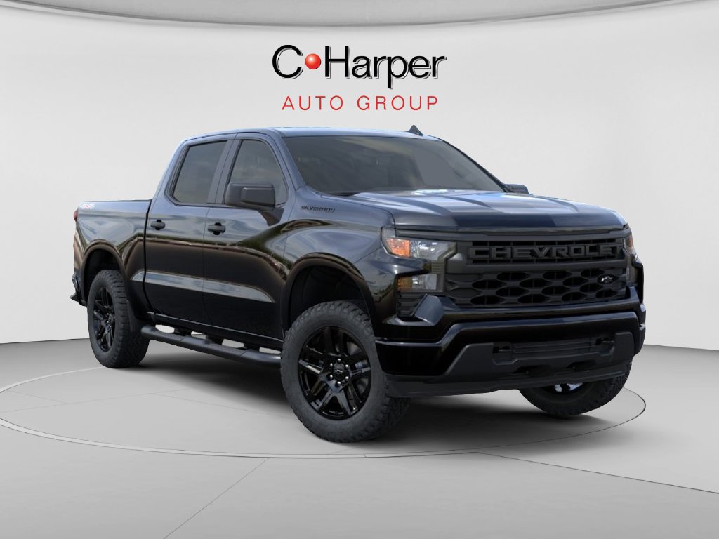 New 2026 Chevrolet Silverado 1500 Custom w/ LPO, Dark Essentials Package AWD/4WD image 1