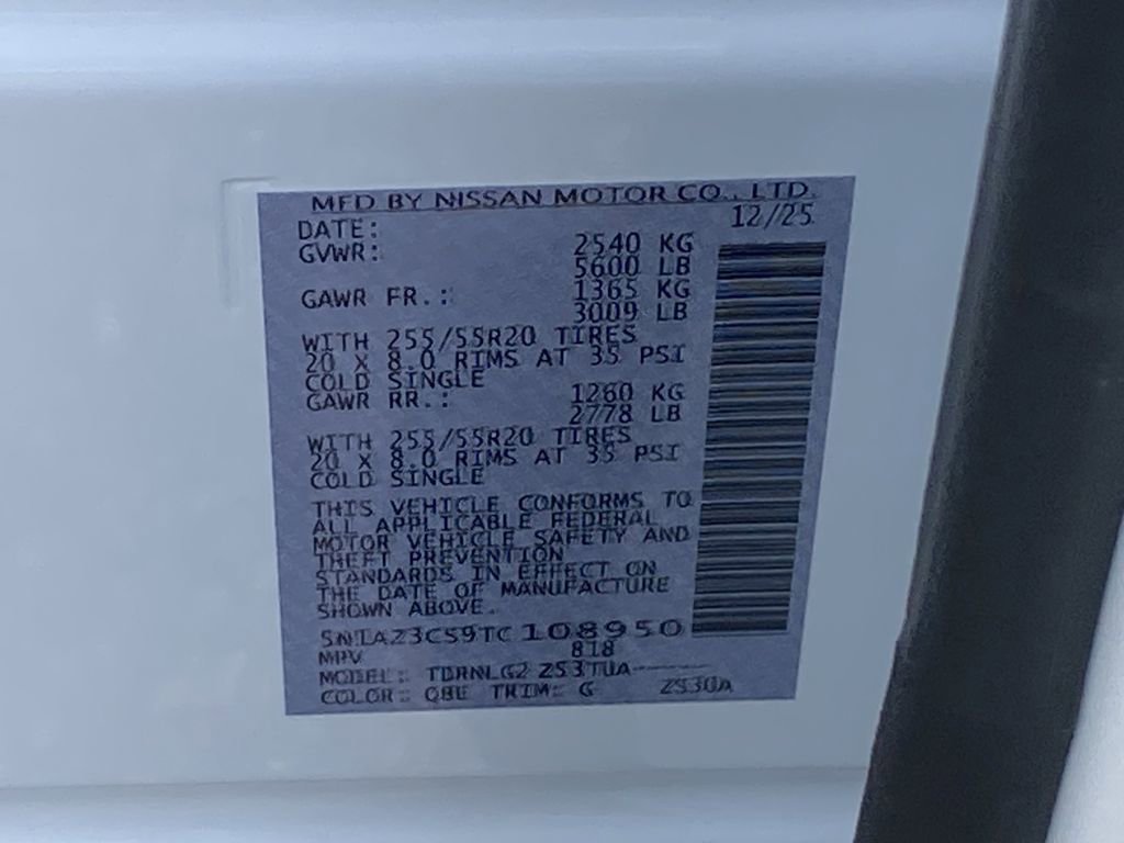 New 2026 Nissan Murano SL AWD/4WD image 20