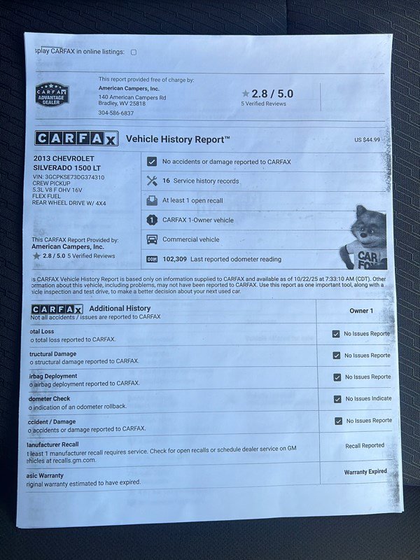 Used 2013 Chevrolet Silverado 1500 LT w/ All-Star Edition image 12