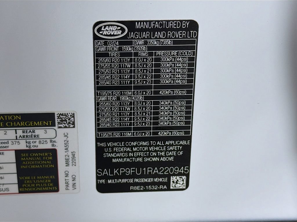 Used 2024 Land Rover Range Rover SE AWD/4WD image 34