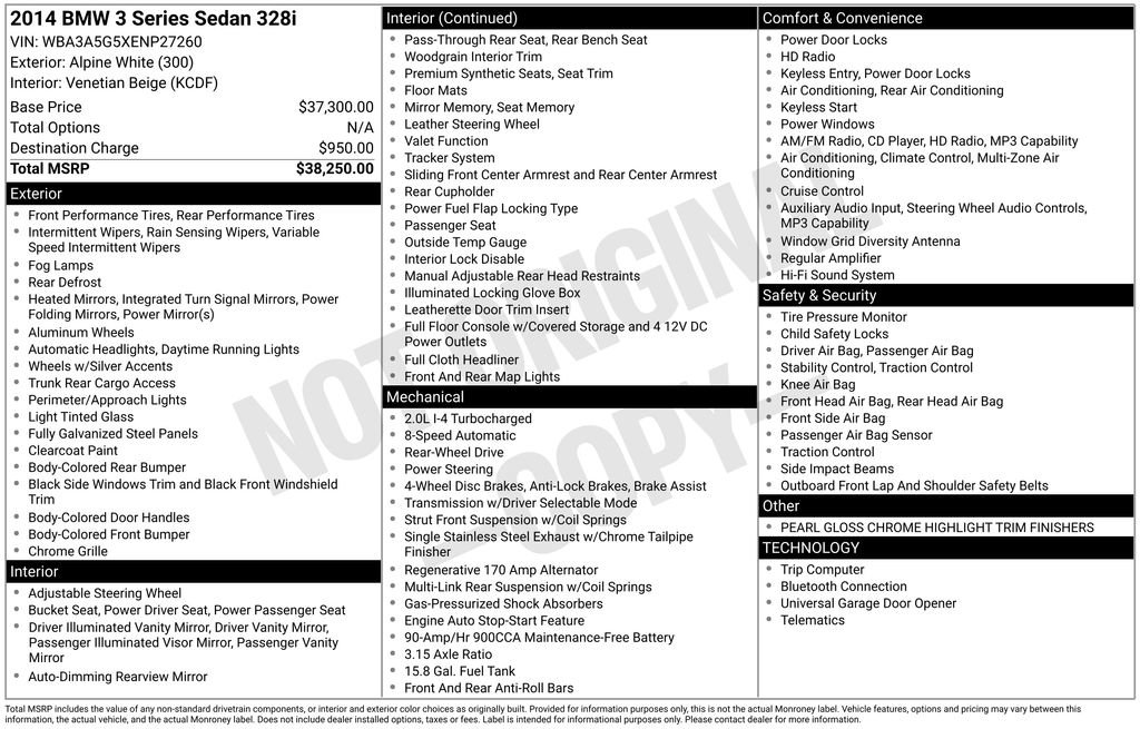 Used 2014 BMW 328i Sedan image 6